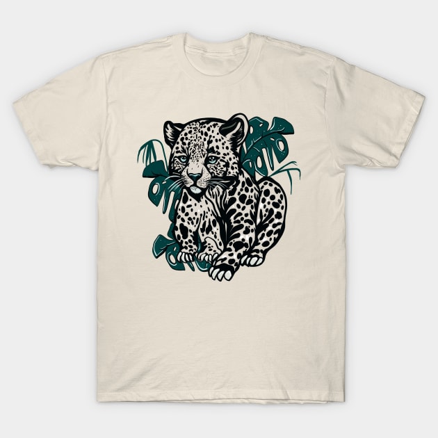 Snow leopard T-Shirt by jen28